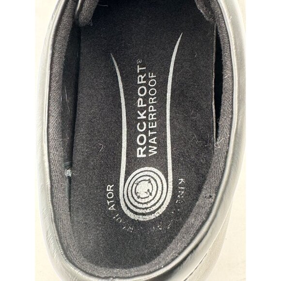 Rockport oxfort black leather mens lace up medium size 13 - Picture 8 of 10
